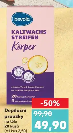 Kaufland Depilační proužky nabídka