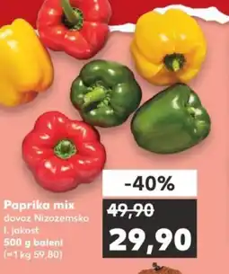 Kaufland Paprika mix nabídka