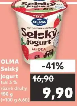 Kaufland OLMA Selský jogurt nabídka