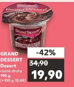 Kaufland GRAND DESSERT Dezert nabídka