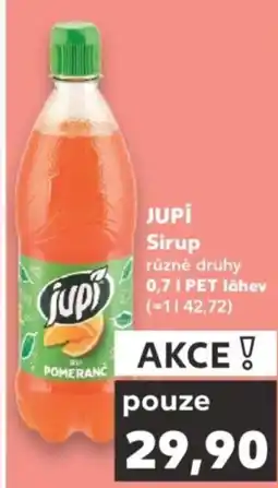 Kaufland JUPÍ Sirup nabídka