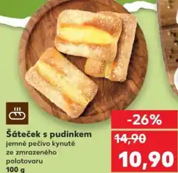 Kaufland Šáteček s pudinkem nabídka