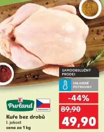 Kaufland Kuře bez drobů nabídka