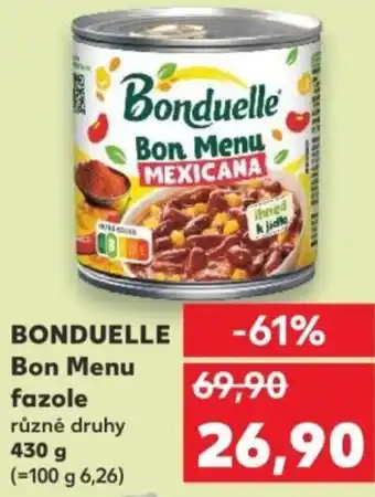 BONDUELLE Bon Menu fazole