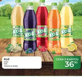 Tamda Foods Koli sirup nabídka