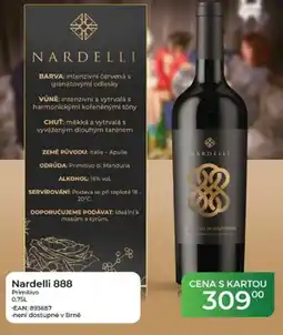 Tamda Foods Nardelli 888 Primitivo nabídka