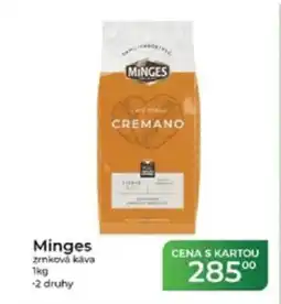 Tamda Foods Minges zrnková káva nabídka