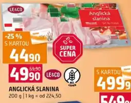 Terno Anglická slanina nabídka