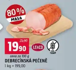 Terno Debrecínská pečeně nabídka