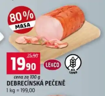 Terno Debrecínská pečeně nabídka