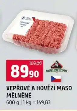 Terno Vepřové a hovězí maso mělněné nabídka