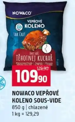 Terno Nowaco Vepřové koleno sous-vide nabídka