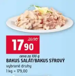 Terno BAKUS SALÁT/BAKUS SÝROVÝ nabídka