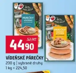 Terno Vídeňské párečky nabídka