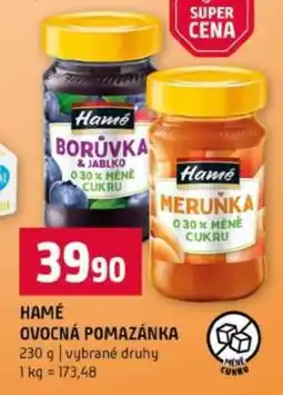 Terno HAMÉ Ovocná pomazánka nabídka
