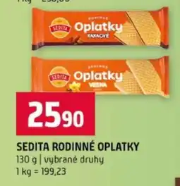 Terno Sedita Rodinné oplatky nabídka