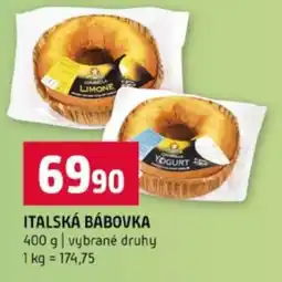 Terno Italská bábovka nabídka