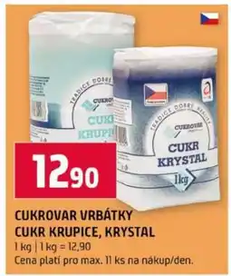 Terno CUKROVAR VRBÁTKY CUKR KRUPICE, KRYSTAL nabídka