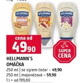 Terno HELLMANN’S OMÁČKA nabídka