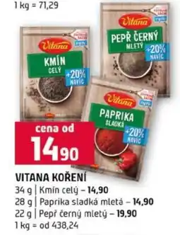 Terno Vitana koření nabídka