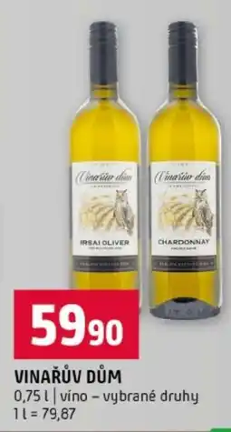 Terno VINAŘŮV DŮM nabídka
