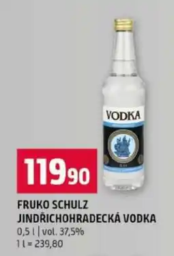 Terno FRUKO SCHULZ JINDŘICHOHRADECKÁ VODKA nabídka