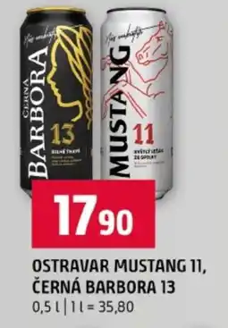 Terno OSTRAVAR MUSTANG 11, ČERNÁ BARBORA 13 nabídka