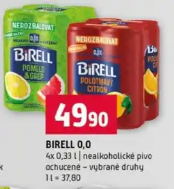 Terno BIRELL 0,0 nabídka