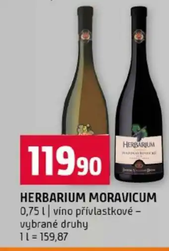 Terno Herbarium Moravicum nabídka