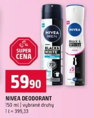 Terno Nivea deodorant nabídka