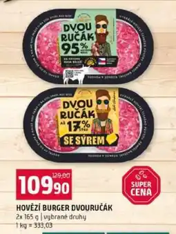 Terno Hovězí burger dvouručák nabídka
