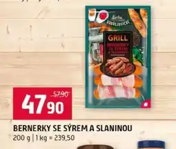 Terno Bernerky se sýrem a slaninou nabídka