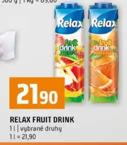 Terno RELAX FRUIT DRINK nabídka