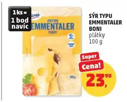 Penny Market SÝR TYPU EMMENTALER BONI nabídka