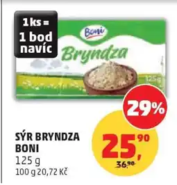 Penny Market SÝR BRYNDZA BONI nabídka