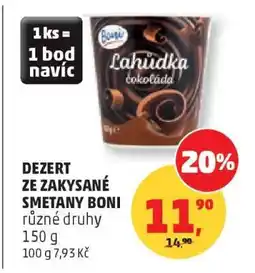 Penny Market DEZERT ZE ZAKYSANÉ SMETANY BONI nabídka