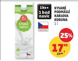 Penny Market Kysané podmáslí Karlova Koruna nabídka