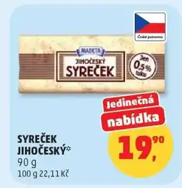 Penny Market SYREČEK JIHOČESKÝ nabídka
