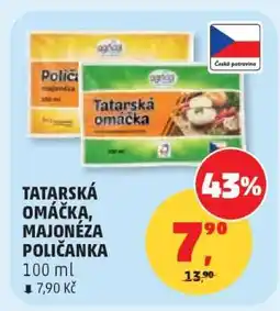 Penny Market TATARSKÁ OMÁČKA, MAJONÉZA POLIČANKA nabídka