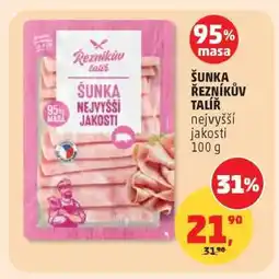 Penny Market ŠUNKA ŘEZNÍKŮV TALÍŘ nabídka