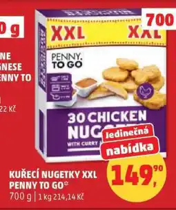 Penny Market Kuřecí nugetky XXL PENNY TO GO nabídka