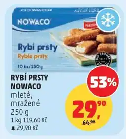 Penny Market RYBÍ PRSTY NOWACO nabídka