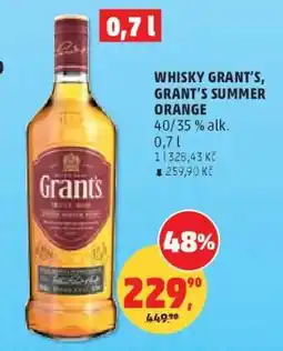 Penny Market WHISKY GRANT'S, GRANT´S SUMMER ORANGE nabídka