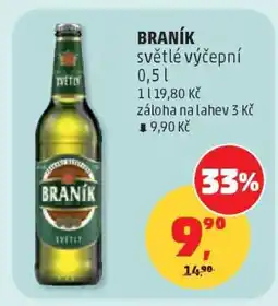 Penny Market BRANÍK světlé výčepní 0,5 l nabídka