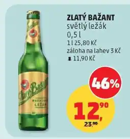 Penny Market ZLATÝ BAŽANT světlý ležák 0,5 l nabídka