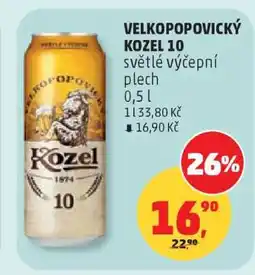 Penny Market Velkopopovický Kozel 10 nabídka