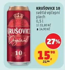 Penny Market KRUŠOVICE 10 světlé výčepní plech nabídka