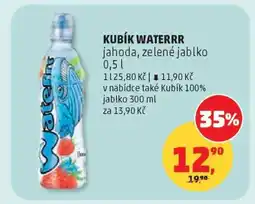 Penny Market KUBÍK WATERRR jahoda, zelené jablko 0,5 l nabídka