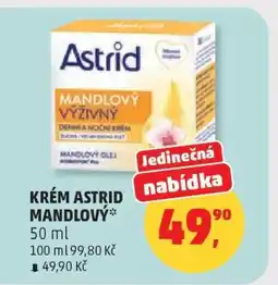 Penny Market KRÉM ASTRID MANDLOVÝ nabídka