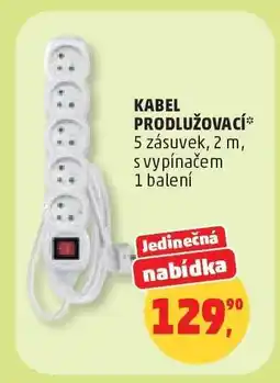 Penny Market Kabel prodlužovací nabídka
